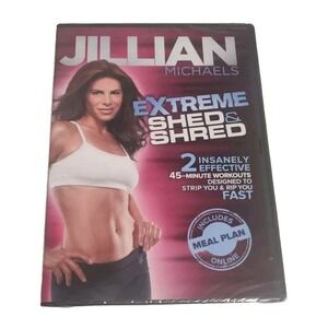 Jillian‎ Michaels Extreme Shed & Shred  (DVD, 2011) Brand New Sealed